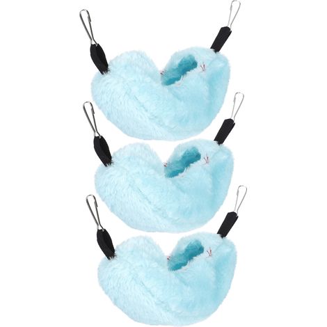 3 Pièces Tente Perroquet Cage Nid Suspendu Hamster Maison Accessoires Petits Animaux