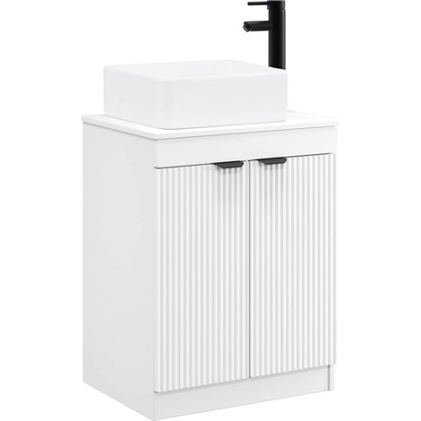 Bathroom Furniture Set White Engineered Wood vidaXL (1/5)