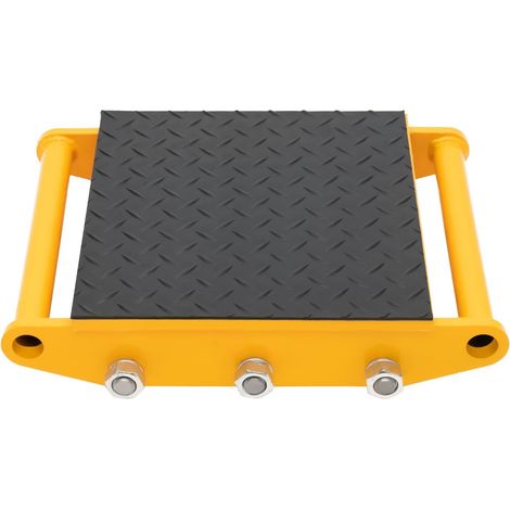 15T Heavy Duty Industrial Machinery Mover Dolly Skate Rotating 9 Roller Trolley Machine Moving Cargo for distributing transporting large heavy items for domestic industrial commercial applications (1/5)
