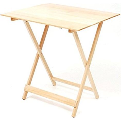 Tavolo in legno richiudibile faggio Naturale 60x87 cm