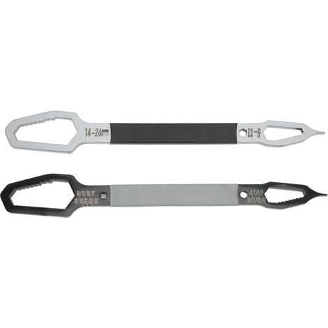 2 pièces Clé à double extrémité 6‐24mm Multifonction d'autodistance pour la réparation, polyvalent et pratique (1/5)