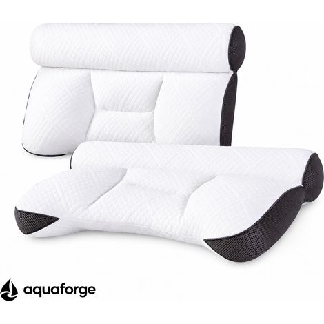 Almofada Cervical Ergonómica Fibra de Poliéster Respirável 40 x 60 cm (1/5)