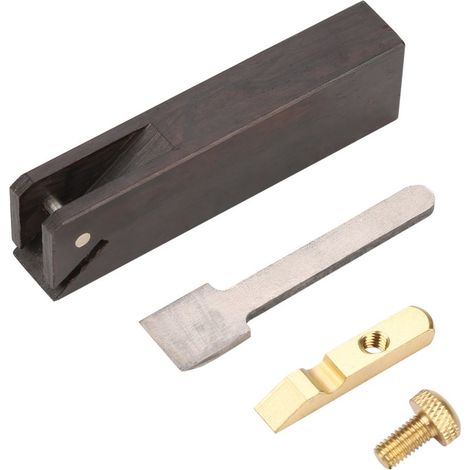 Mini rabot en ébène pour menuisiers, pour le bois, pour une utilisation pratique en entretien, réparation et bricolage.-AquaForge (1/5)