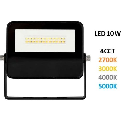 FARO PROIETTORE PER ESTERNO A LED 10W SWITCH 4CCT NERO SKY BENEITO (1/3)