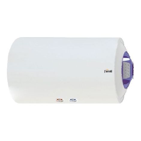 Ferroli Scaldabagno Elettrico Calypso Smart 50/2 SVE Orizzontale 50 Litri 2 Anni di Garanzia