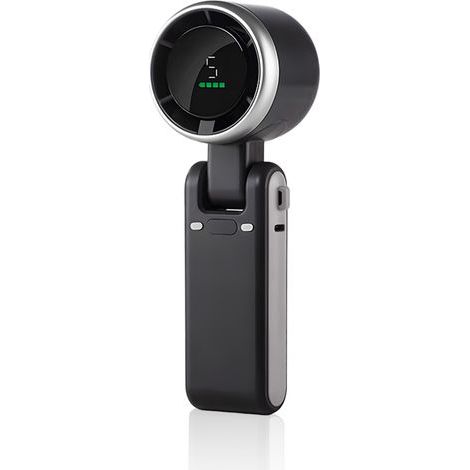 Ventilateur portable pliable et portable avec charge rapide de type C, batterie 3600 mAh, 5 réglages de vitesse, cordon inclus, profitez de 6 heures de refroidissement (1/5)