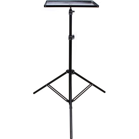 Support pour ordinateur portable - Hauteur réglable de 68 à 190 cm - Pour projecteur, iPad, équipement DJ, maison, scène ou studio (1/5)