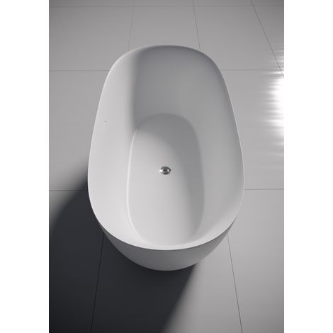 RIHO Alpha bañera exenta, 170x80x58cm, blanco brillante, (1/4)