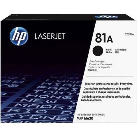 HP 81A toner LaserJet noir authentique (1/5)