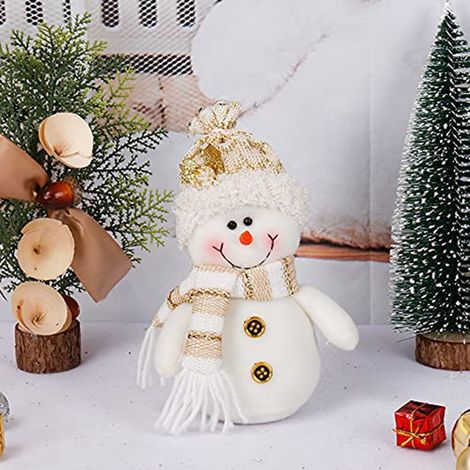 Snowman - Plush Ornament - Christmas Tree Decoration - Indoor Holiday Decor - Pack Of 1 (1/5)