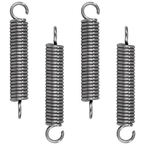 Traction Spring 35 mm Tension Springs with Hooks 90 Degree Stainless Steel Springs Wire Diameter 1 mm Outer Diameter 6 mm Force 3.4 kg (1/5)