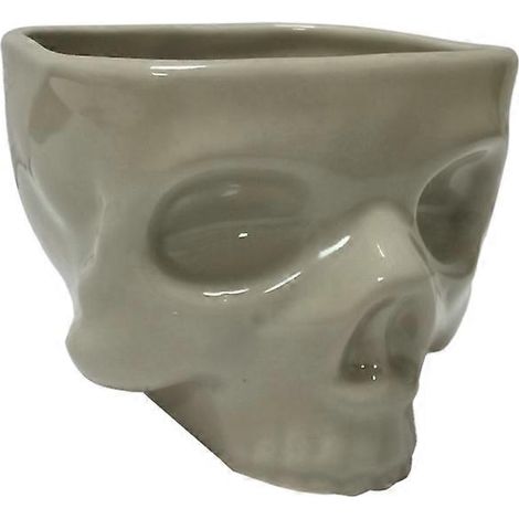 Retro-Tischdeko, Porzellan-Gotik-Totenkopf-Pastaschale, Halloween-Geschirr, Bar-Essen, Nudelsalat, Süßigkeiten, Keramikschale S (1/5)