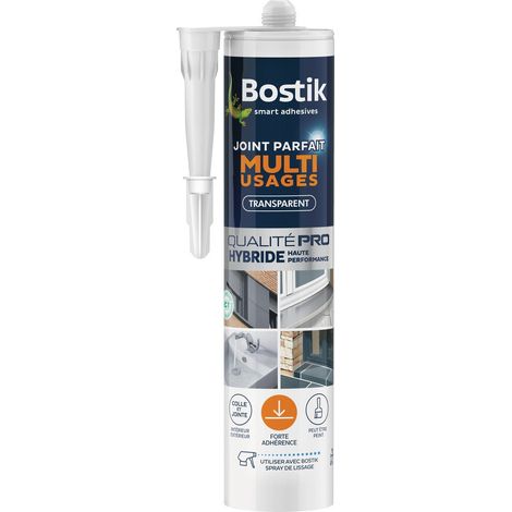 Giunto in silicone Multiuso Perfetto 280ml Trasparente - Bostik