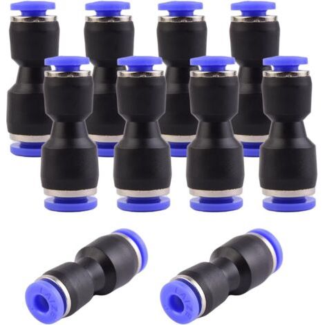 10 pièces 16 mm répartiteur en Y à 3 voies, raccord pneumatique, rapide plastique raccords Push to Connect, adaptateur de conduite d'air PY - PG6-4mm (1/5)