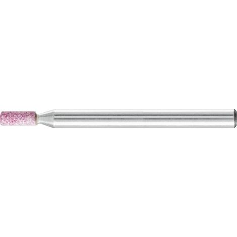 PFERD TOOLS STEEL Schleifstift Zylinder Ø 2x5 mm Schaft-Ø 3 mm A100 für Stahl- und Stahlguss 10 Stk