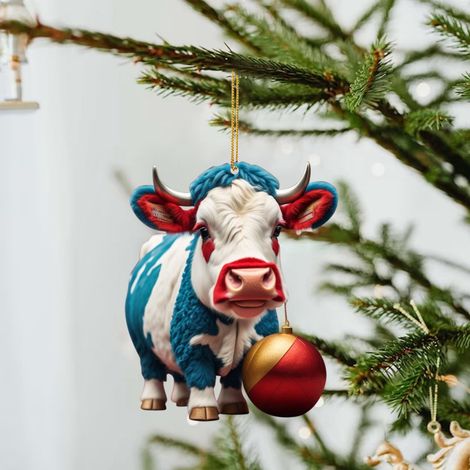 Ornement De Noël Chien - Décoration Arbre De Noël En Forme De Teckel - Idée Cadeau Pour Amateurs De Chiens - Lot De 1 (1/2)