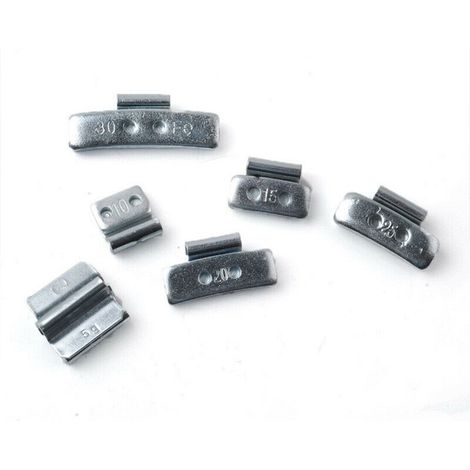 L&H-Cfcahl – Lot de 225 masses d'équilibrage en acier 5-30g – Galvanisées pour axes en aluminium – Boîte d'assortiment empilable - 5-10-15-20-25-30g (1/5)