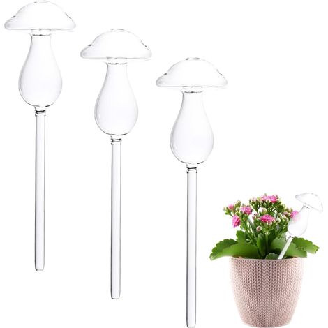dispositivos automáticos de riego para setas, bola de riego para plantas, gotero con forma de seta, herramientas de riego (1/5)