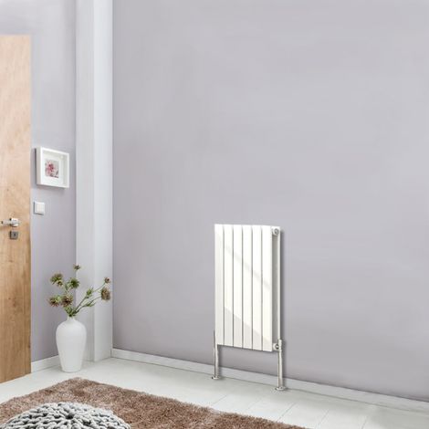 NRG Designer Radiator Flat Panel White Central Heating Rads Horizontal 600x408mm Double