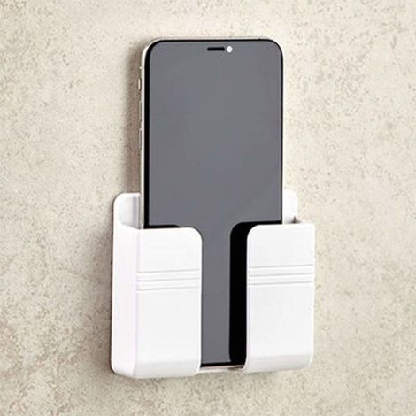 Support de téléphone mural, support mural sans dommage pour smartphones, téléphone portable (1/4)