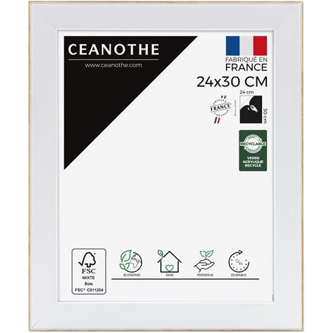 Ceanothe Newton marco de fotos blanco 24 x 30 cm