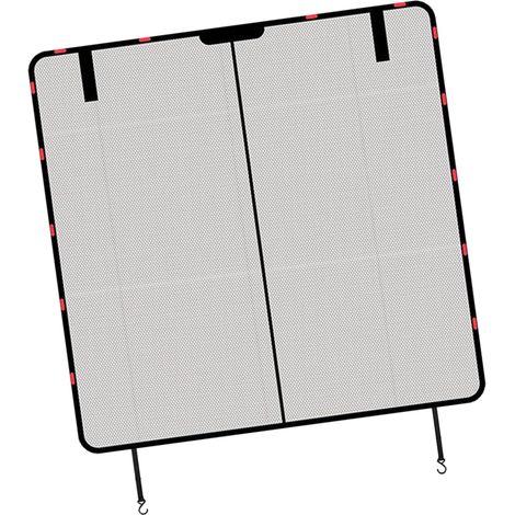 Filet de coffre de voiture 140 cm Filet de rangement en maille élastique pour protection encastrée – Maille noire haute densité, ajustement antidérapant, taille – Idéal pour le camping, les (1/5)