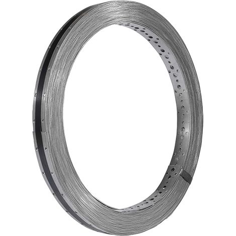 Simpson Strong Tie – Feuillard perforé acier galvanisé 30x1.5mm – Longueur 50m – Revêtement Z275 pour durabilité – Applications construction et industrie