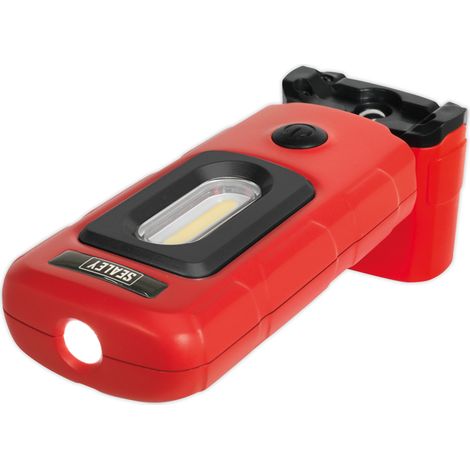 Sealey Rechargeable 360� Inspection Light 3W COB & 1W SMD LED - Red LED3601R