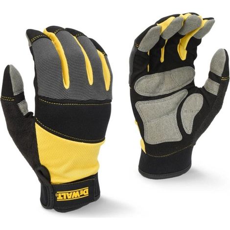 Gants de manutention DEWALT Performance T10 – Protection renforcée – Grip antidérapant – Conçus pour travaux intensifs