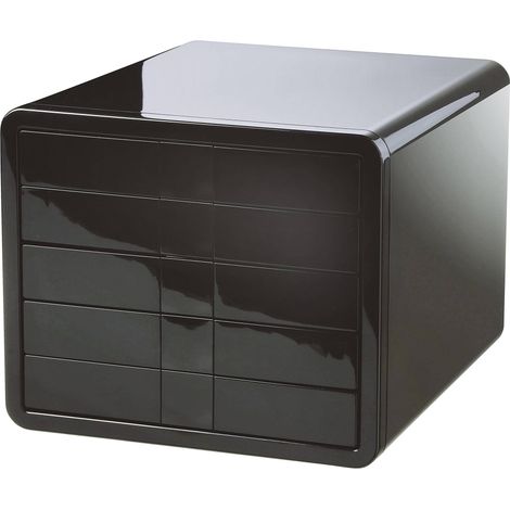 HAN i-BOX 1551-13 Caisson à tiroirs noir DIN A4, DIN C4 Nombre de tiroirs: 5 S169681 (1/2)
