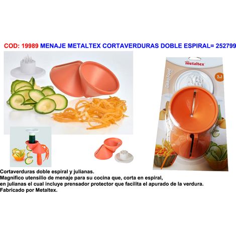 Coupe-légumes double spirale Metaltelx 252799000