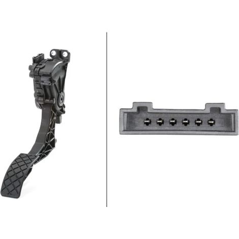 Capteur, position d'accelerateur Hella 6PV 008 496-701 AUDI 6Q1 721 503 C