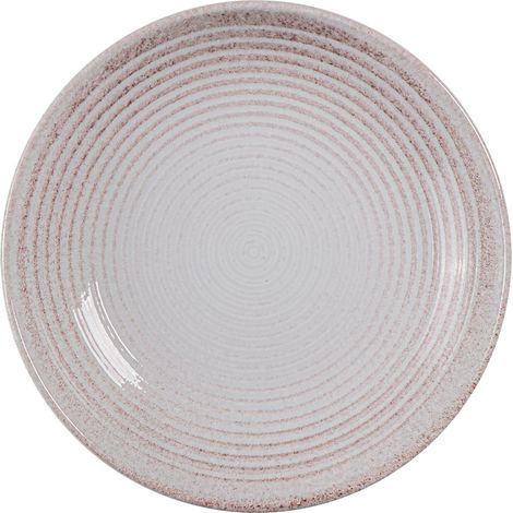 Assiette creuse ronde ornée porcelaine 25 cm Atalaia