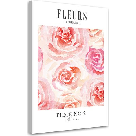 Tableau sur toile Fleurs en France 70x100 (1/5)