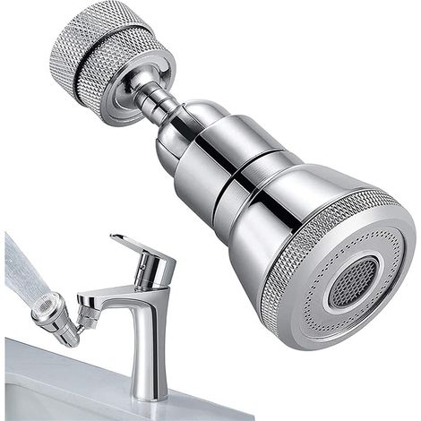 Tête de Robinet de Cuisine, Aérateur de Robinet, Robinet Anti-éclaboussures Universel, Installé Sur le Robinet, Peut être Utilisé Dans les Cuisines, Salles de Bains, Toilettes et Autres Occasions (1/5)