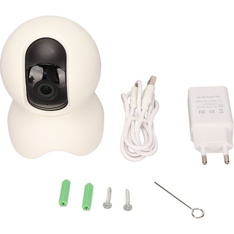 Caméra de sécurité pour animaux de compagnie intelligente à 360 degrés 1080P HD sans fil WiFi prenant en charge la surveillance à distance (1/5)