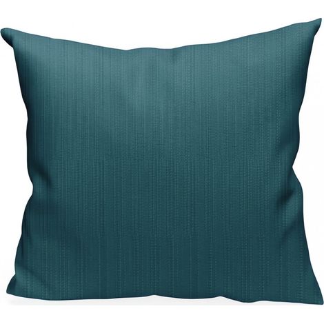 Coussin en velours 40x40 cm VELVET bleu canard, par Soleil d'ocre
