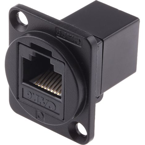 Connecteur traversant RJ45 cat. 6 RS PRO, 2 ports UTP ( Prix pour 1 ) (1/2)