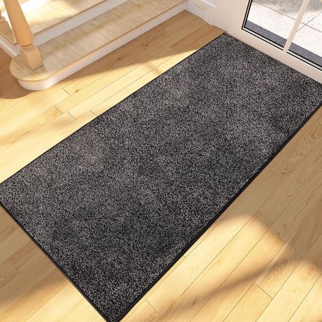 Paillasson Interieur Long 60 x 150 cm, Tapis d'Entrée Antidérapant et Lavable en Machine, Tapis de Sol Douces Absorbantes pour Chien, Entrée, Porte, Couloir, Passage et Cuisine (1/5)