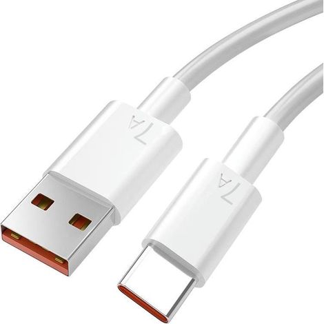 Cable USB de carga súper rápida tipo C de 7A y 100W para Huawei Mate 40 30 Xiaomi Samsung (sin marca) 1 unidad (1/5)