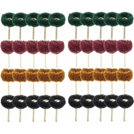 40 Stück 1" (25 mm) Schleifscheiben/Polierscheiben für Dremel-Rotationswerkzeuge (1/5)