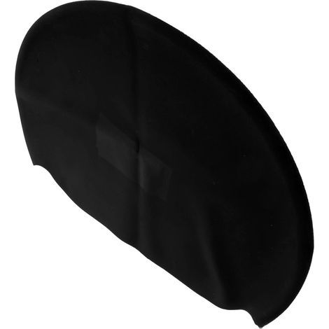 Housse de pluie imperméable pour casque vélo, protection étanche en silicone élastique noir cyclisme (1/5)