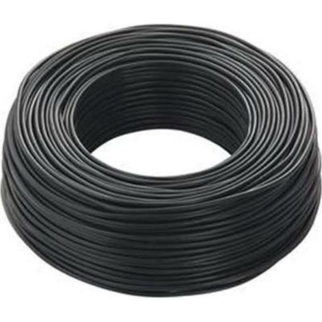 Cavi 100 metri cavo unipolare cordina fs17 nero sezione 1x4mmq n07v4ne/b100 fs17-4ne/b100