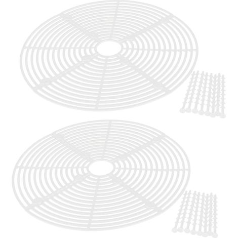 Lot de 2 ABS de fleurs en grille de 30 cm pour protéger les plantes des animaux domestiques et des enfants (1/5)