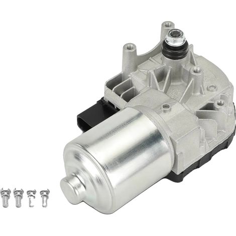 Motor del limpiaparabrisas, metal de alta calidad, voltaje de 12 V, 4 contactos de conector, compatible con Audi Q5 2008-2017, tamaño estándar. (1/5)