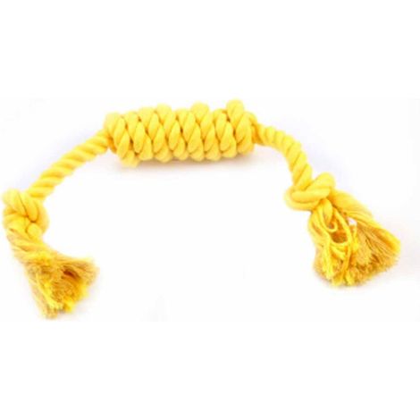 Jouet à Corde pour Chien "Cosy Golden" 42cm Jaune (1/2)