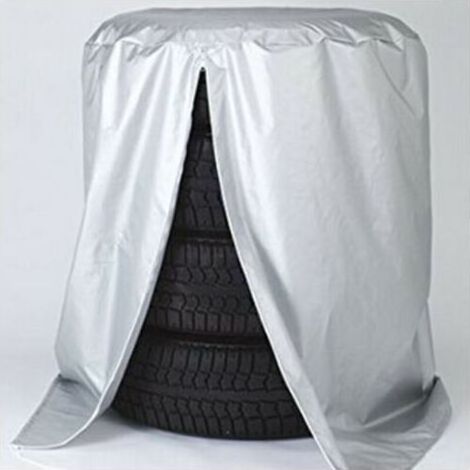 Housse de roue de secours Enjoliveurs de roue pour camping-car remorque Housse de pneu Roues automobiles Housse de pneu de secours Housses de bâche de pneu Soie Polyester Engrenage avant de vo (1/4)