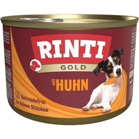 Rinti cani mangime Oro pollo 185Â G, (confezione da 12Â X 185Â G) (1/3)