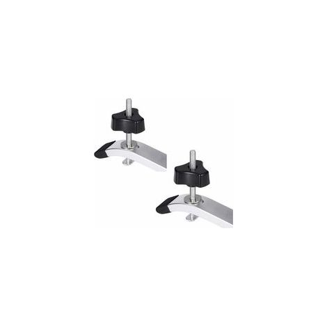 Lot de 2 pinces de maintien rapide en métal pour rail T-track, outil à bois – (1/5)