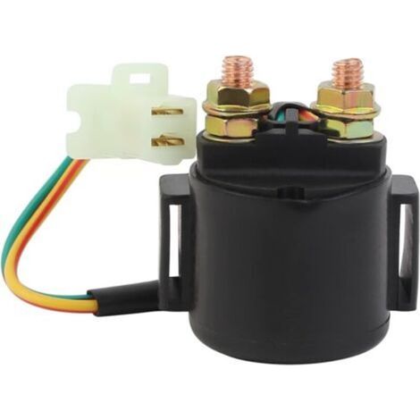 Relè solenoide di avviamento per YAMAHA WARRIOR 350 YFM350 1987-2004 WOLVERINE 350 YFM350 1996-2005 ATV - Crezuo (1/4)